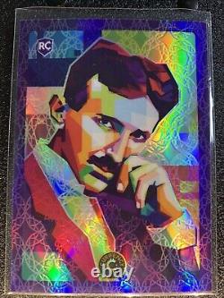 Cardsmiths currency #7 amethyst 25/49 Nikola Tesla gem series 1