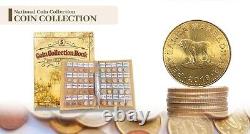 Currency Albums 60&120&180 Countries Coins with Flags, Coin Collection Book