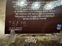 Currency Series 2 Bitcoin #38 Garnet 75 Of 75