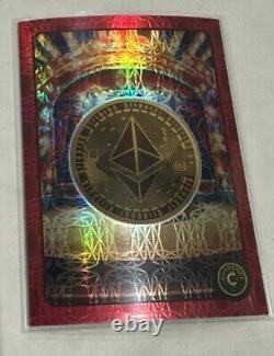 Ethereum 2024 Cardsmiths Currency Summer Set #CN-2 Ruby Red Refractor 1/25