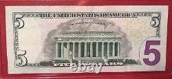 Fancy Low Serial Number Five In A Row 0s True Trinary Rare Collectible Currency