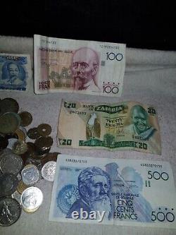 Huge Collection Of World Wide Currency And Notes Over 1kg