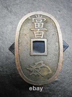 Old Coin Japan Tenpo Tsuho 100 coins Edo-Meiji Currency Retro Antique Collection