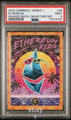 PSA 9 #D/149 2022 Cardsmith Currency BERYL Refractor Ethereum Pop 1 None Above