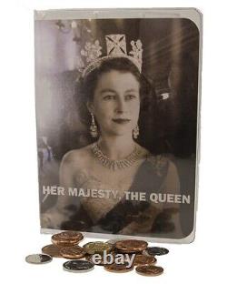 Queen Elizabeth II Genuine Currency Collection. 20 World Coins, Ngc, 9 Banknotes