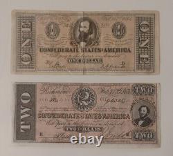 Rare Lot (9) 1965 A&BC Civil War News Currency 9 Different Variations VG