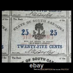 Rare Uncut Sheet Confederate Civil War Fractional Currency Paper Money