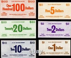 Set of 6 Practice Money Americana Miscellaneous