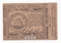 Souvenir Washington Reception 1876 Springfield, Ma. Continental Currency 1776 $8