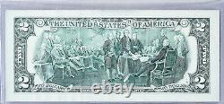 US Currency Paper Money Two Dollar Bill Unc Collection Stamp National Flag Tonga